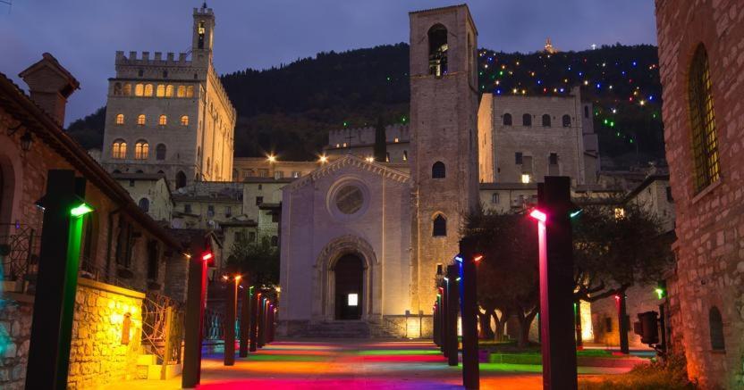 La Dimora Di Pietra Leilighet Gubbio Eksteriør bilde